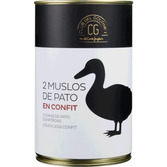 Imagem de 2 Coxas de Pato Confitadas CLUB DEL GOURMET lata 500g