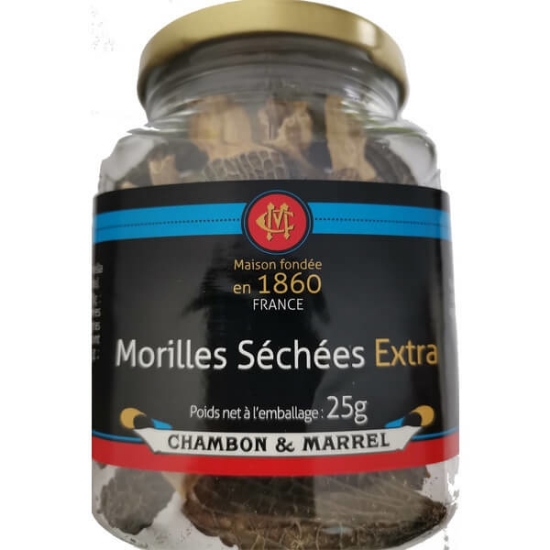 Imagem de Chambon e Marrel Cogumelos Morilles Sechées Extra CHAMBON&MARREL frasco 25g