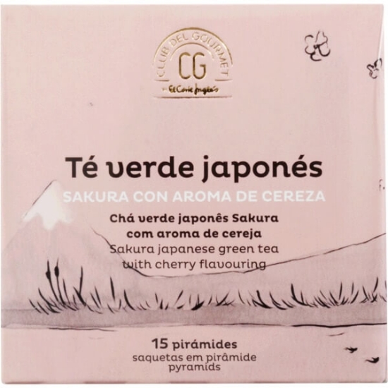 Imagem de Chá Verde Japonês Sakura com Aroma de Cereja CLUB DEL GOURMET emb.33,7g