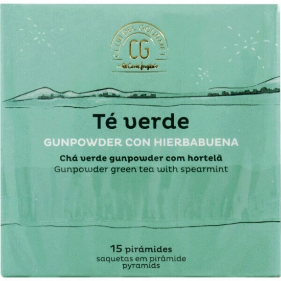 Imagem de Chá Verde Gunpowder com Hortelã CLUB DEL GOURMET emb.33,7g