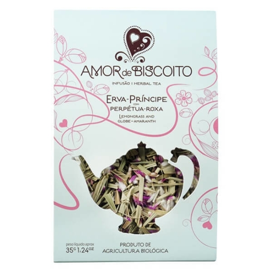 Imagem de Infusão Erva-Príncipe com Perpétua-Roxa AMOR DE BISCOITO emb.35g