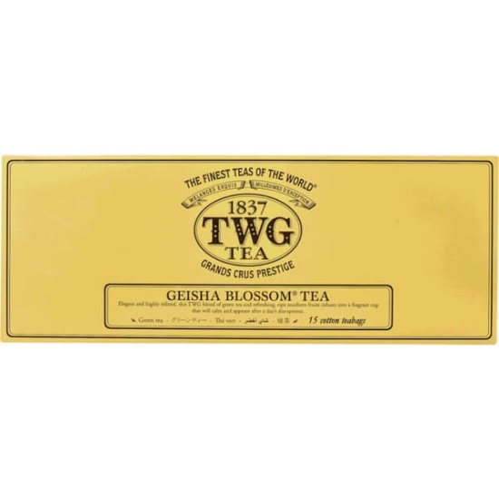 Imagem de Tea Chá Verde Geisha Blossom com Maracujá e Calêndula 15 Unidades TWG emb.2,5g