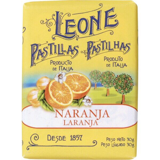 Imagem de Pastilhas de Laranja LEONE emb.30g