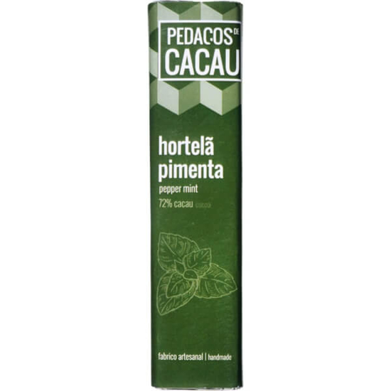 Imagem de Chocolate Preto com Hortelã-Pimenta PEDAÇOS DE CACAU emb.30g