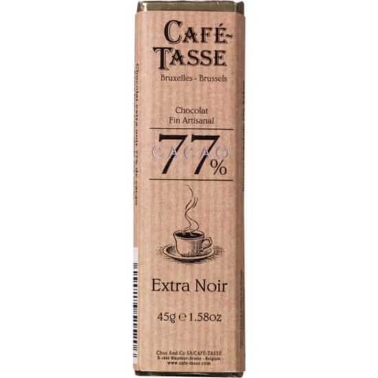 Imagem de Chocolate Extra Preto 77% de Cacau CAFÉ-TASSE emb.45g