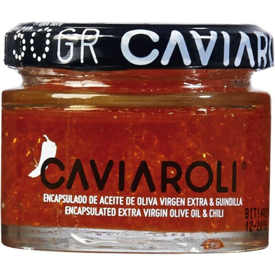 Imagem de Azeite Virgem Extra Encapsulado com Chili CAVIAROLI frasco 50g