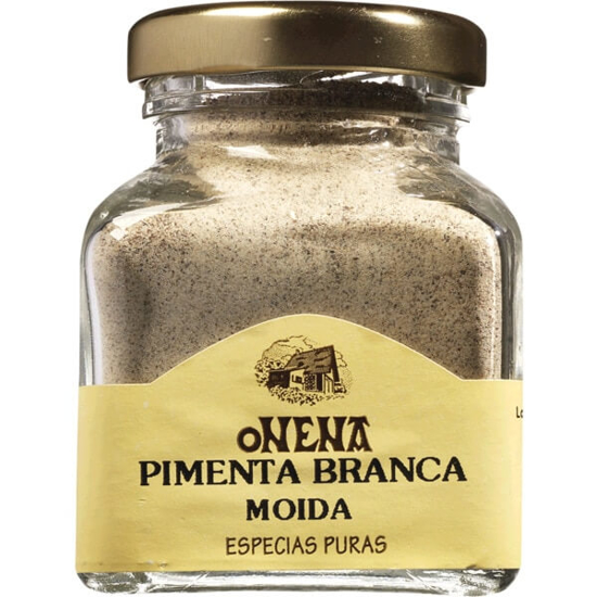 Imagem de Pimenta Branca Moída ONENA frasco 50g