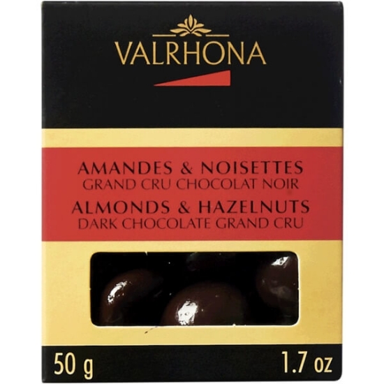 Imagem de Chocolate Almonds & Noisettes VALRHONA emb.50g