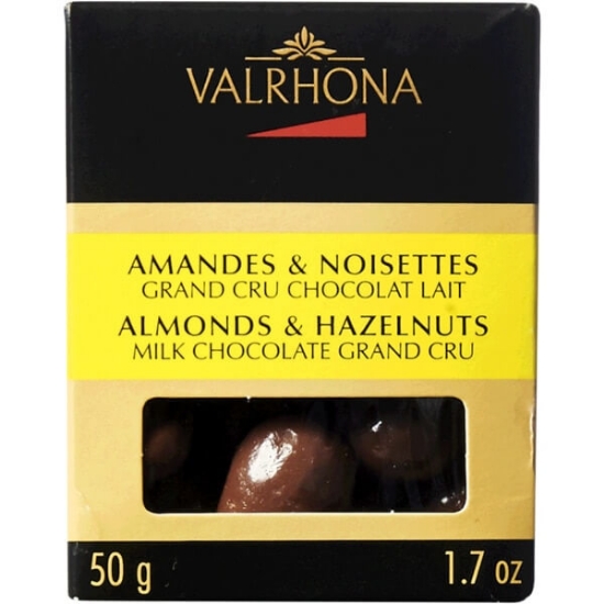 Imagem de Chocolate Amandes & Noisettes VALRHONA emb.50g