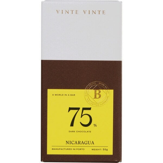 Imagem de Chocolate Negro 75% Intenso de Nicarágua VINTE VINTE emb.50g