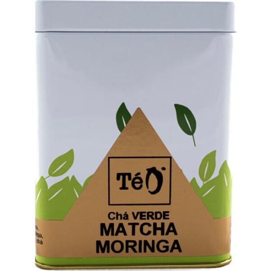 Imagem de Chá Verde Matcha Moringa TÉ O lata 65g