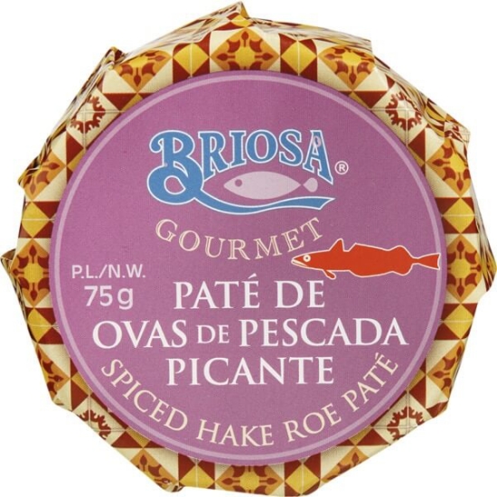 Imagem de Paté de Ovas de Pescada Picante BRIOSA GOURMET lata 75g