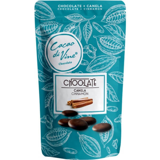 Imagem de Chocolate Preto com Canela CACAO DI VINE emb.75g