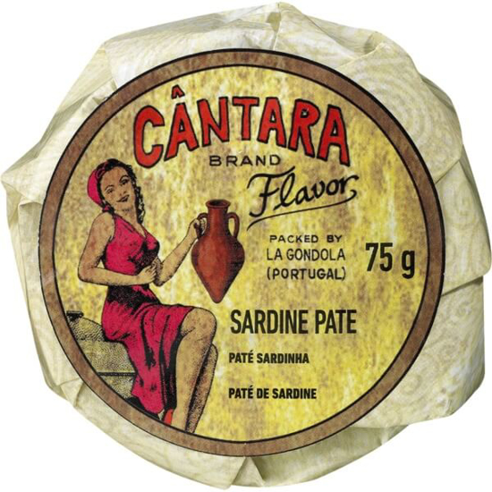 Imagem de Paté de Sardinha CANTARA lata 75g