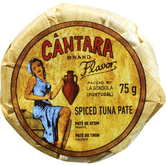 Imagem de Paté de Atum Picante CANTARA lata 75g