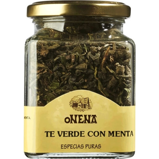 Imagem de Chá Verde com Menta ONENA frasco 75g