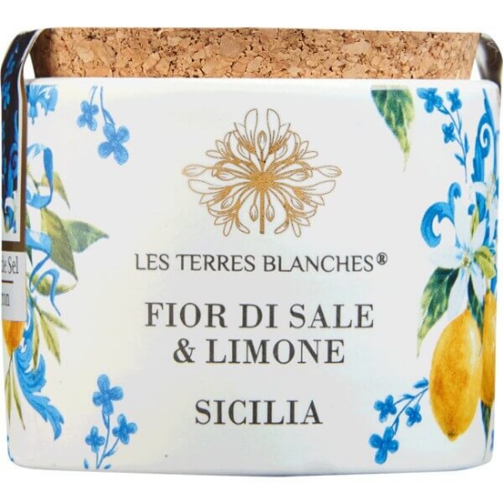 Imagem de Flor de Sal com Limão Sicília LES TERRES BLANCHES emb.70g