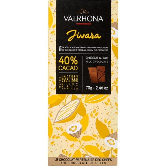 Imagem de Chocolate de Leite Jivara 40% Cacau VALHRONA emb.75g