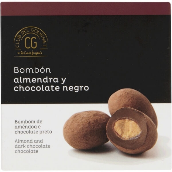 Imagem de Bombons de Amêndoa e Chocolate Preto CLUB DEL GOURMET emb.80g