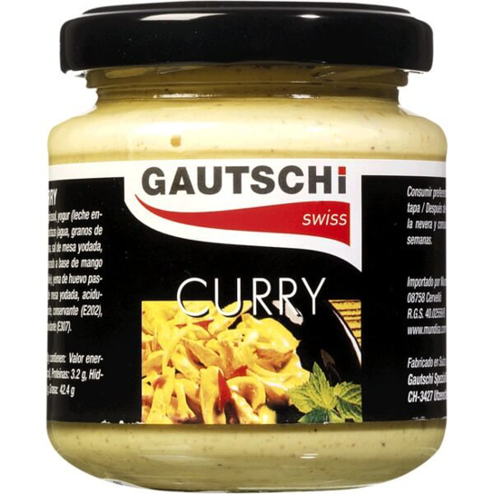 Imagem de Molho Curry GAUTSCHI frasco 115g