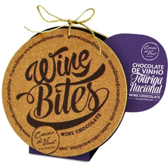 Imagem de Chocolate Preto Wine Bites de Vinho Touriga Nacional CACAO DI VINE emb.110g
