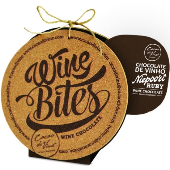 Imagem de Chocolate Preto Wine Bites de Vinho Niepoort Ruby CACAO DI VINE emb.110g