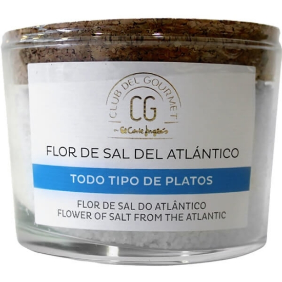 Imagem de Flor de Sal do Atlântico CLUB DEL GOURMET frasco 125g