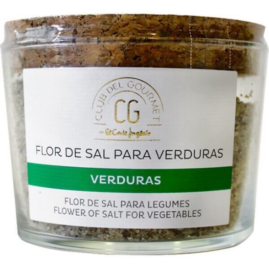 Imagem de Flor de Sal para Verduras CLUB DEL GOURMET frasco 125g