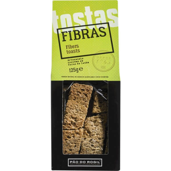 Imagem de Pão do Rogil Pão de Fibras Tostas PÃO DO ROGIL emb.125g