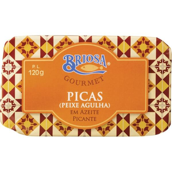 Imagem de Peixa Agulha em Azeite Picante BRIOSA lata 120g