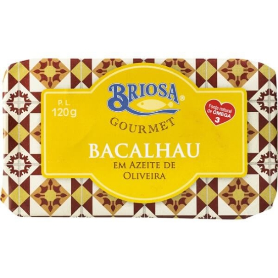 Imagem de Bacalhau em Azeite BRIOSA lata 120g