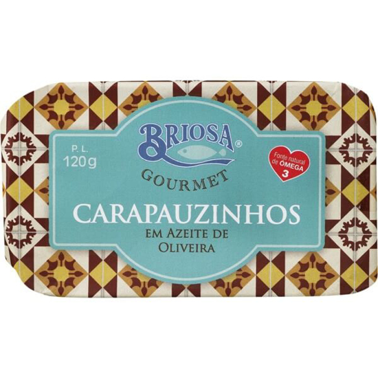 Imagem de Gourmet Carapauzinhos em Azeite de Oliveira BRIOSA lata 120g