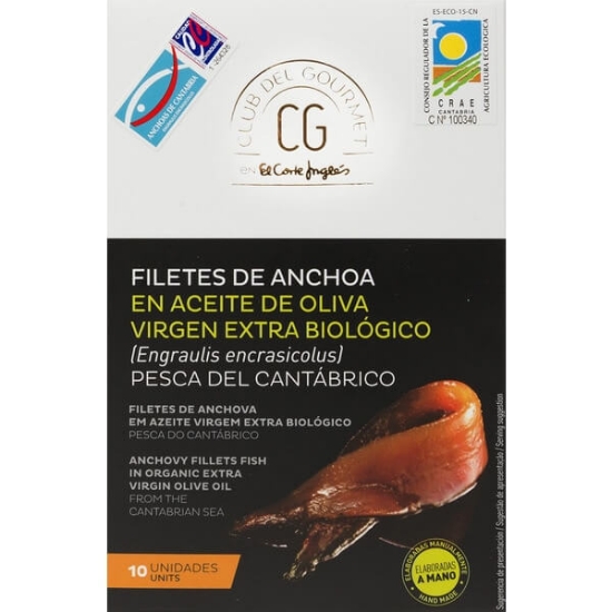 Imagem de Filetes de Anchova em Azeite CLUB DEL GOURMET lata 120g