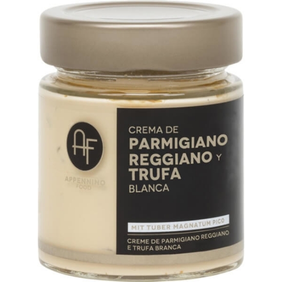 Imagem de Creme de Parmigiano Reggiano e Trufa Branca APPENNINO frasco 130g