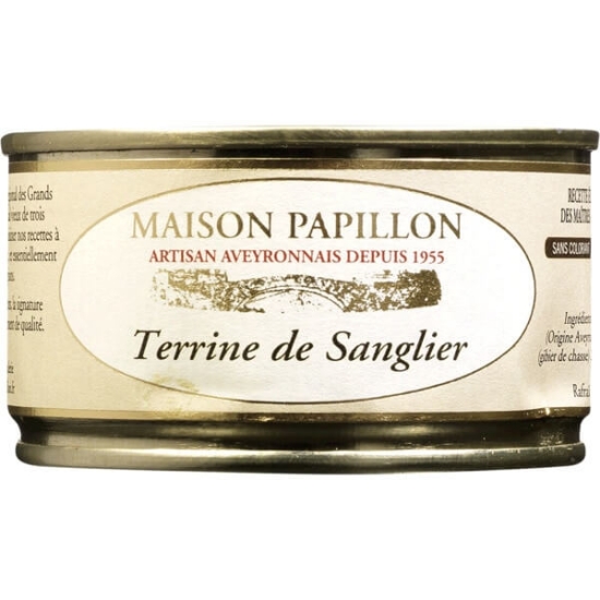 Imagem de Paté de Javali MAISON PAPILLON lata 130g