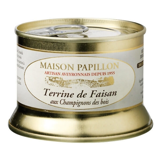 Imagem de Terrina de Faisão com Cogumelos MAISON PAPILLON lata 130g