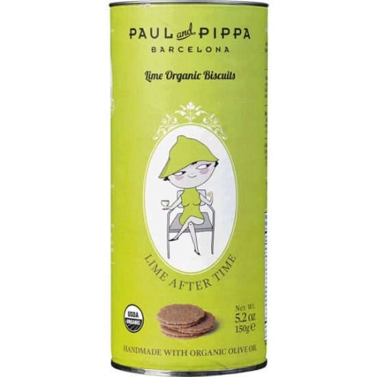 Imagem de Bolachas de Lima Biológicas PAUL AND PIPPA emb.130g