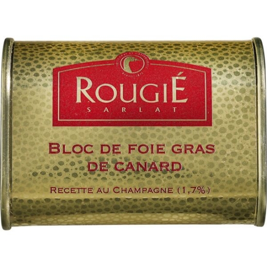 Imagem de Bloc de Foie Gras de Pato Champanhe ROUGIÉ lata 145g