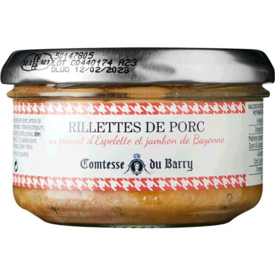 Imagem de Rillettes de Porco com Pimenta COMTESSE DU BARRY frasco 140g