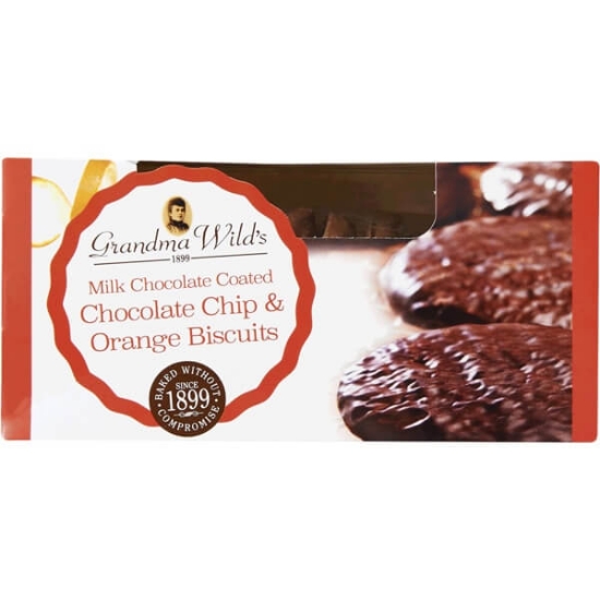 Imagem de Bolachas Cobertas de Chocolate Chip & Onge GRANDMA WILD'S emb.150g