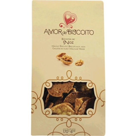 Imagem de Biscoitos de Noz AMOR DE BISCOITO emb.170g