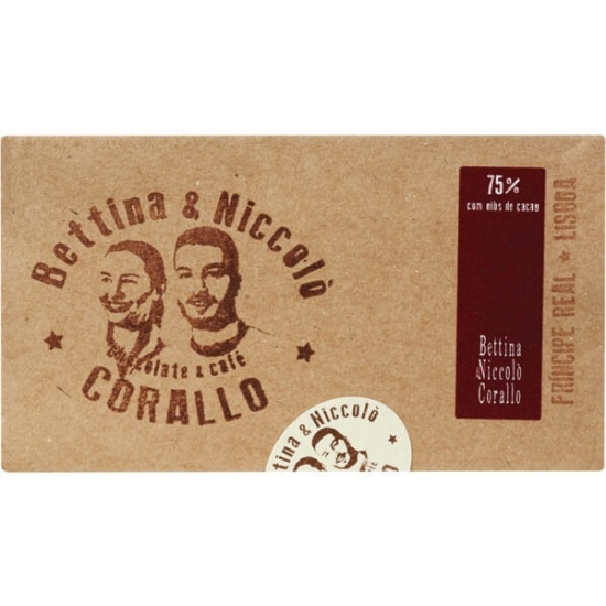 Imagem de Chocolate Preto com Nibs de Cacau BETTINA & NICCOLÒ CORALLO emb.100g