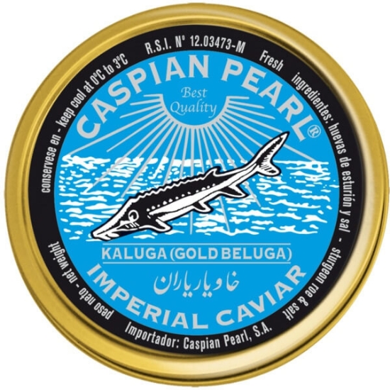 Imagem de Caviar Fresco Kaluga CASPIAN PEARL unidade 100cl