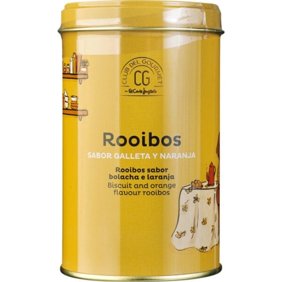 Imagem de Tisana Rooibos com Sabor a Bolacha e Laranja CLUB DEL GOURMET lata 100g