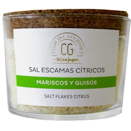 Imagem de Sal de Escamas com Citricos CLUB DEL GOURMET frasco 100g