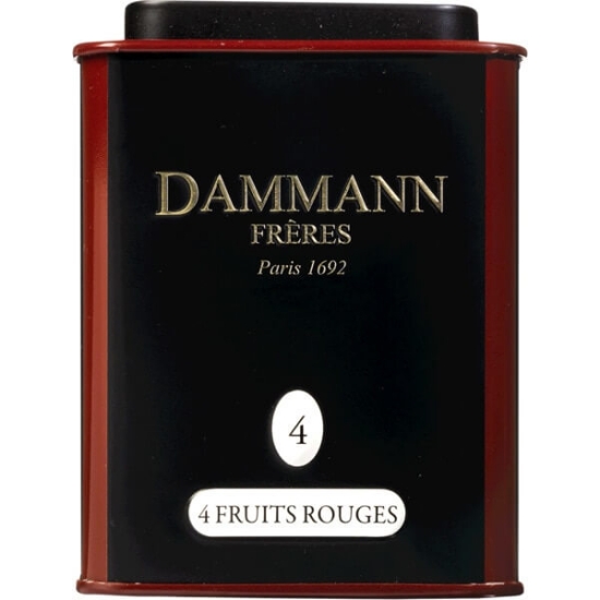 Imagem de Chá Preto com Aroma a 4 Frutos Vermelhos DAMMANN FRÉRES lata 100g