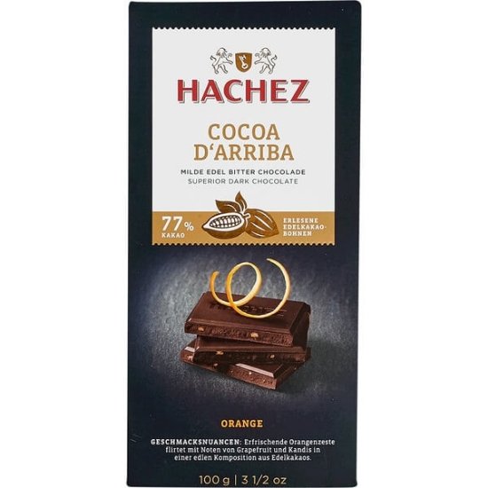 Imagem de Cocoa D'Arriba Chocolate Preto com Laranja HACHEZ emb.100g