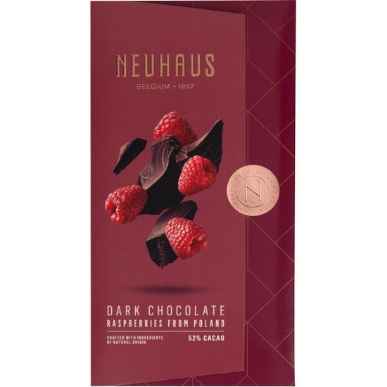 Imagem de Chocolate Preto com Framboesa NEUHAUS emb.100g