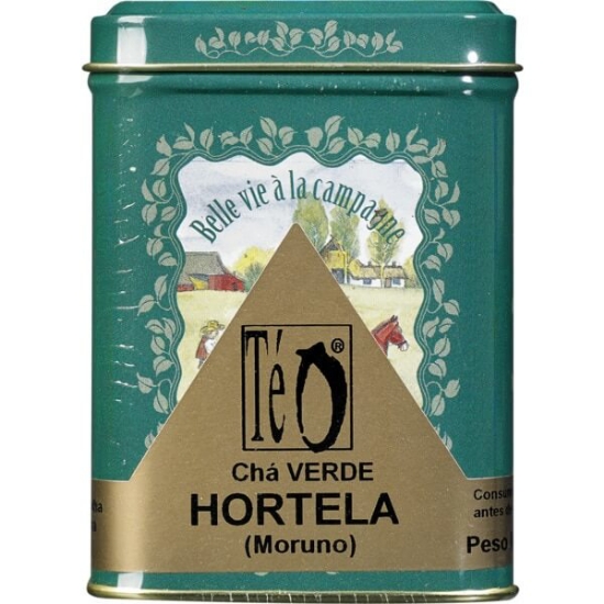 Imagem de Chá Verde Aromatizado a Hortelã TÉ O lata 100g