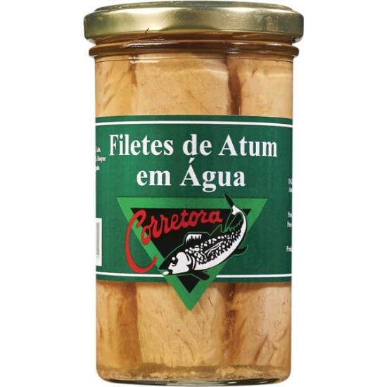 Imagem de Filetes de Atum Natural CORRETORA frasco 250g